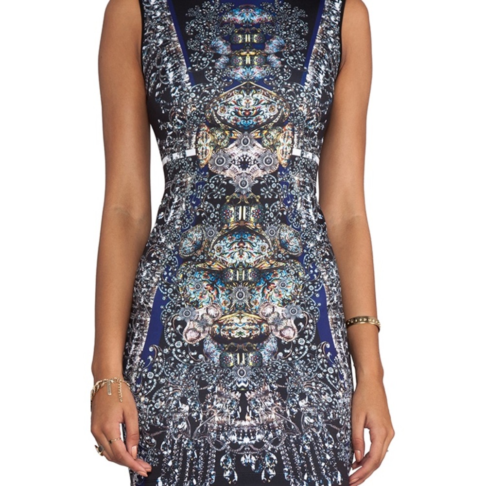 Clover Canyon Russian Enamel Neoprene dress - Picture 3 of 5
